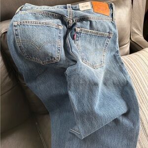 Levi's Women’s Selvedge wide leg Blue Jeans